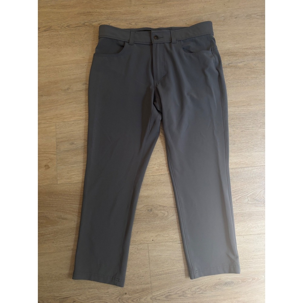 Origin USA Tapered Pants Mens W34 L30 Dark Grey Performance Stretch Trousers